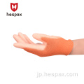 Hespax ESDカーボンファイバーグローブPUライトワーク